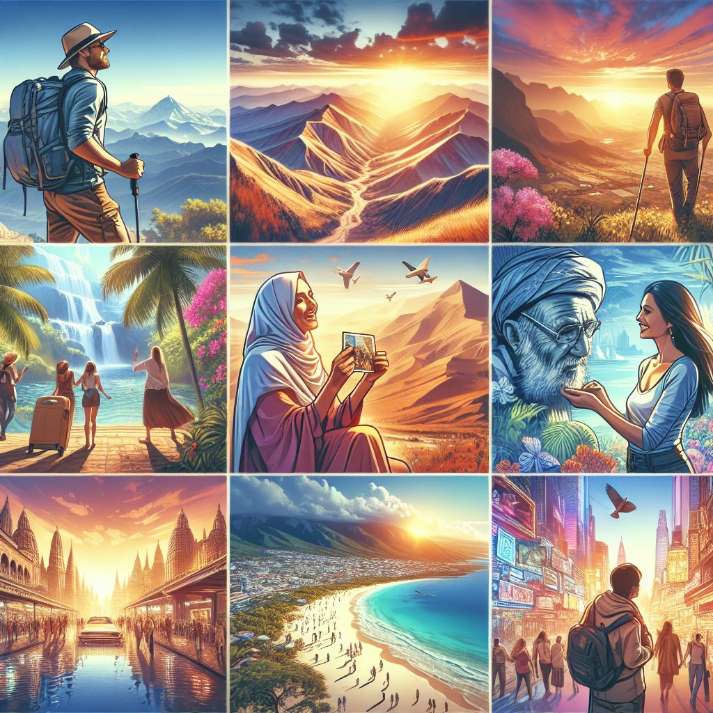 Traveling Across Regions Known for Travel Spots