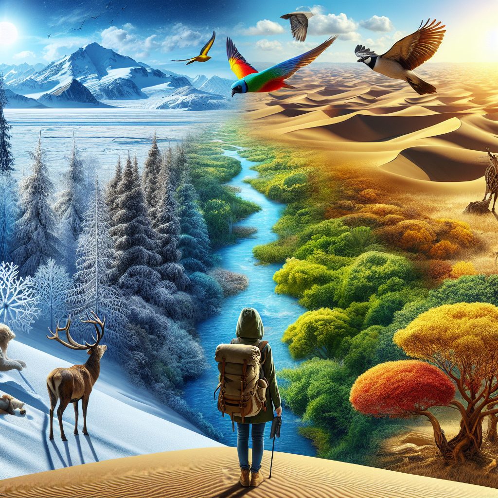 Traveling Across Regions with Scenic Beauty