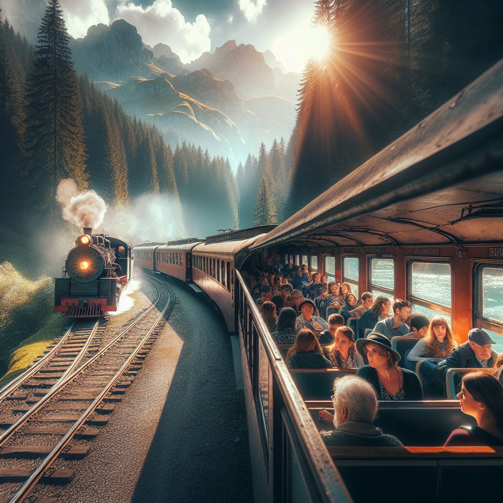 Traveling Along Scenic Railway Journeys