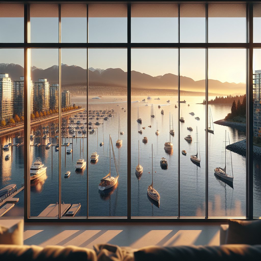 Vancouver Harbor Frame Rooms with Mountain View