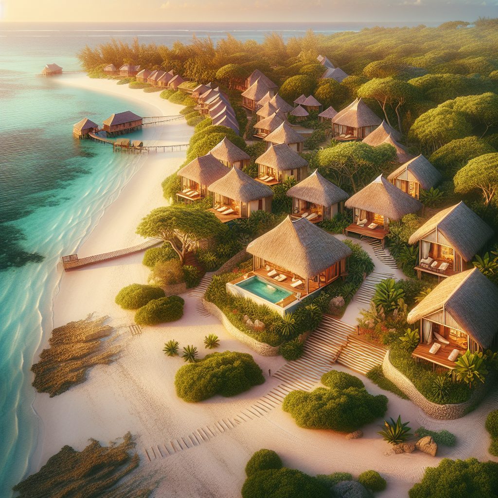 Zanzibar Ocean Path Villas with Beachfront Trails